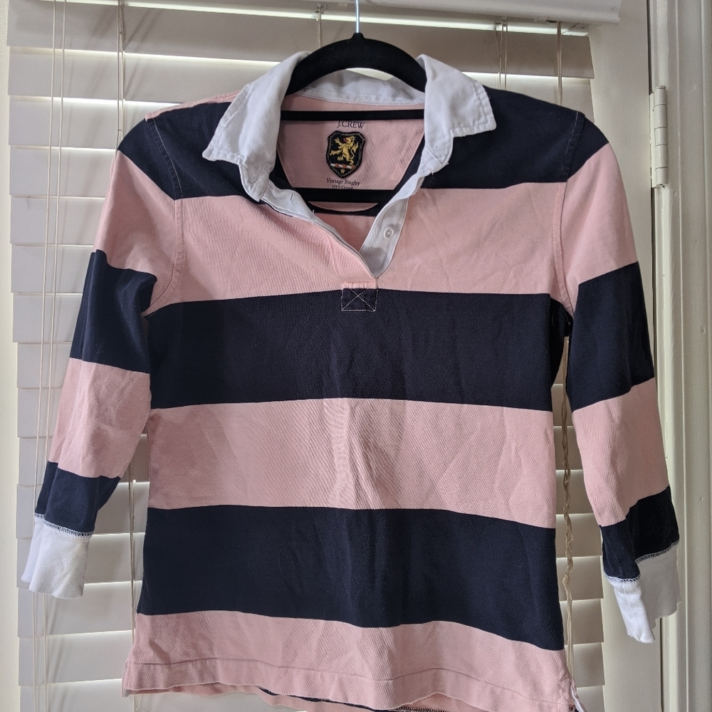 J Crew vintage rugby shirt